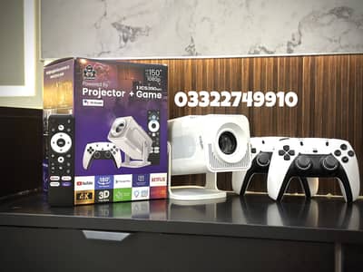 Android Projector ( 4Gb ram -16Gb mem ) 30000 games portable projector