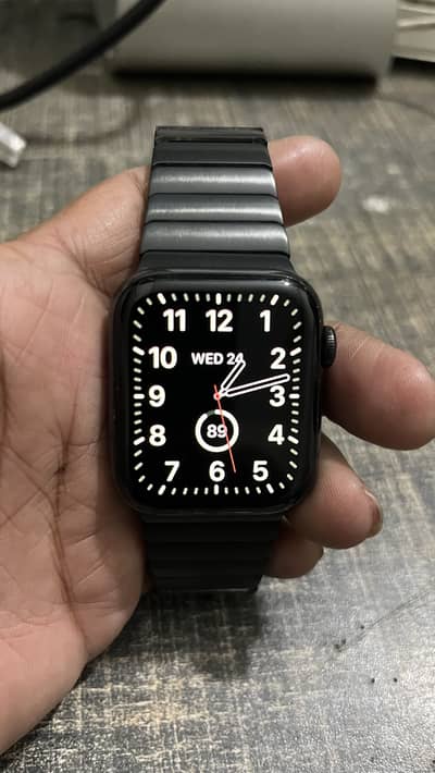 Apple Watch Series 4 - Cellular LTE - 44MM - Black Stainless Steel