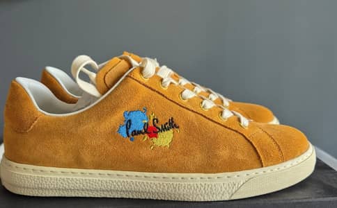 PAUL SMITH MENS SHOE HANSEN LIGHT RUST SPLATTER - 44 size