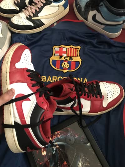 Nike Air Jordan 1 Low Reverse Black Toe Red