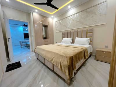 1 bed fully furnished luxurious apartment available in bahria town lahore