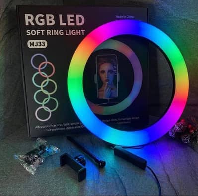 RGB LED Ring Light With Adjustable Colors
