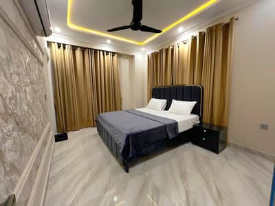 1 bed fully furnished luxurious apartment available in bahria town lahore