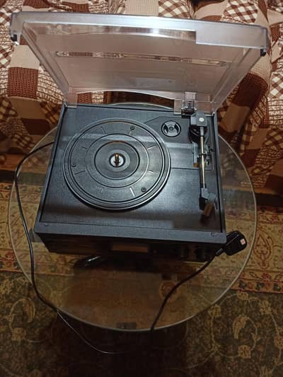 All in one turntable