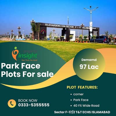 30x60 (8 Marla corner) Park face