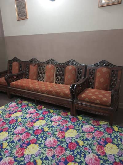 5 Seater Wooden Sofa Sets