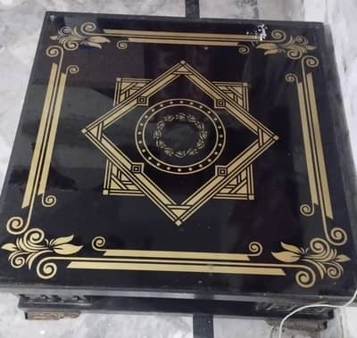 Black wooden Center Table for sale in Lahore