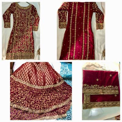 Barat Dress. Bridal Dress . Demanding Artical. Bridal Rajhistani Lehnga