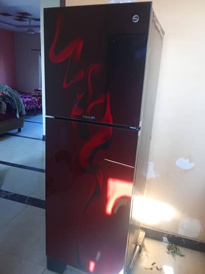 Glass door Refrigerator 6 months old only for sale with warranty card