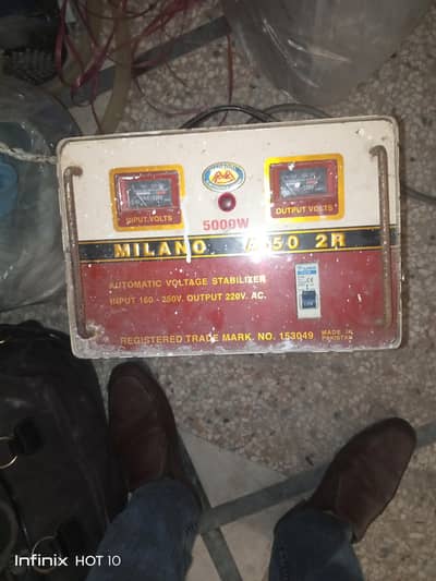 stabilizer 5000 watt Ac 1.5 ton ka Liye