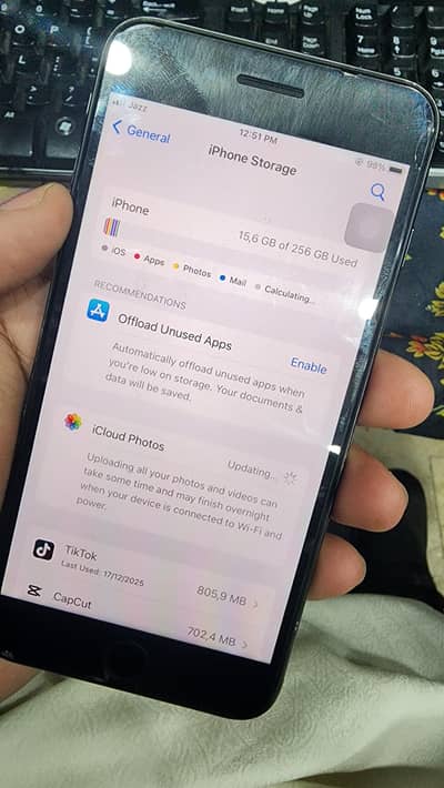 Iphone 7 Plus 256 GB office PTA