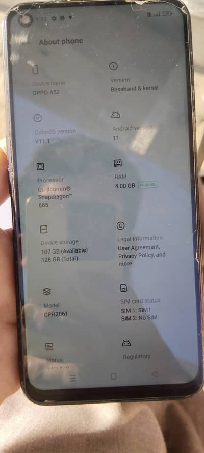 4 128 gp ha all ok mobile ha koi masla nai ha 03158560488