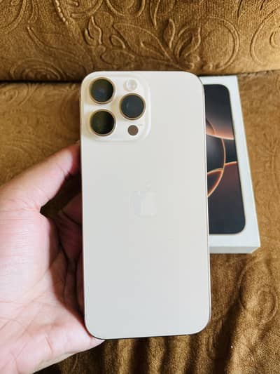 I phone 16 pro max non pta 256GB…. !