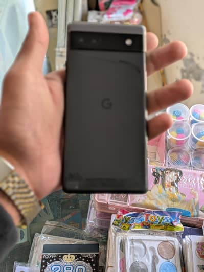 Google pixel 6a black Colour water pack air tight phone condition 10/9