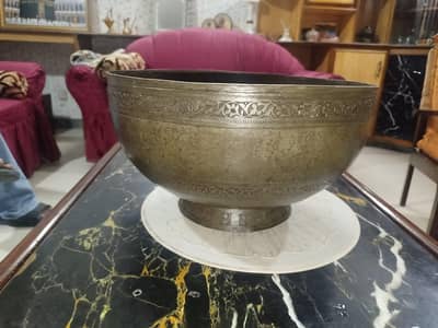ancient copper bowl