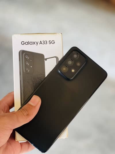 Samsung A33 5G 8/128gb with box total geniun PTA Approved read descr