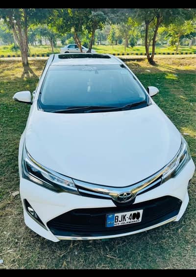 Toyota Corolla Altis grande X 2021 black interior