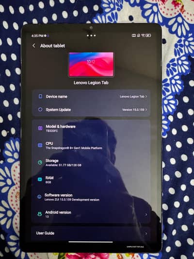 Lenovo legion tab