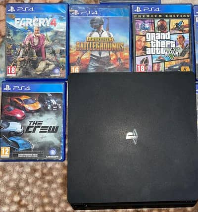 all ok ps4 slim 500gb with box no repair original controlar 10by10