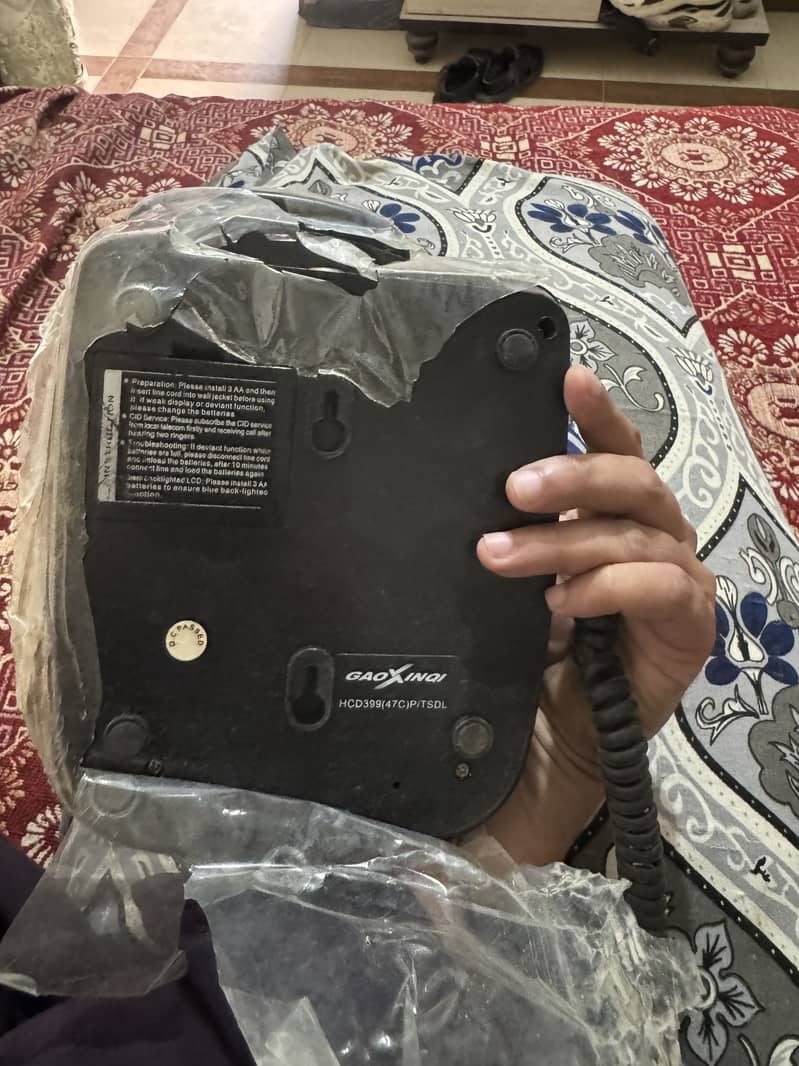 Telephone set with cli 1