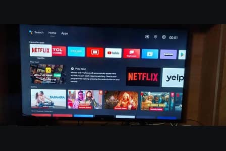 50inch tcl android led with box