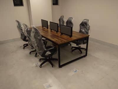 Workstation 6 Person Seating Size 8x4 Rs-24500 ,  office Table