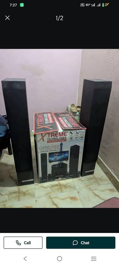 Xtreme Eiffel 1010 Speakers with amplifier