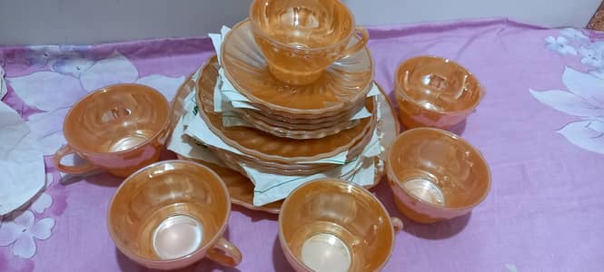 Premium quality golden Cups , Saucers and plates