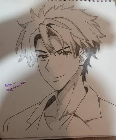 Handmade Anime Pencil Sketch – Original Art