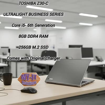 Toshiba Z30-C Ultralight Business Laptop – Core i5, 8GB RAM, 256GB SSD
