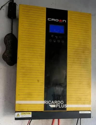 Crown Ricardo Plus 3.2 Kw Inverter + AGS Battery SP-Tall 2000