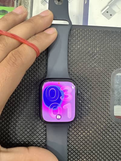apple watch series 9 (45mm) brand new condition and 100 perset