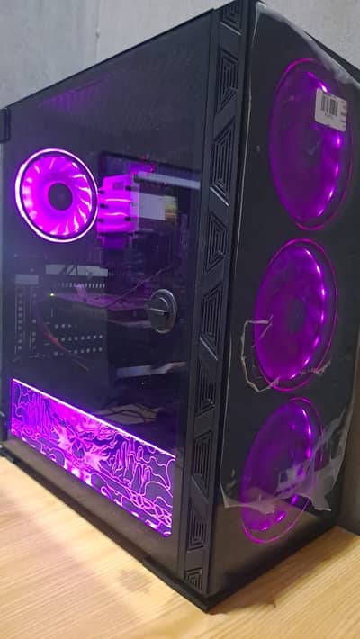 Gaming pc with monitor