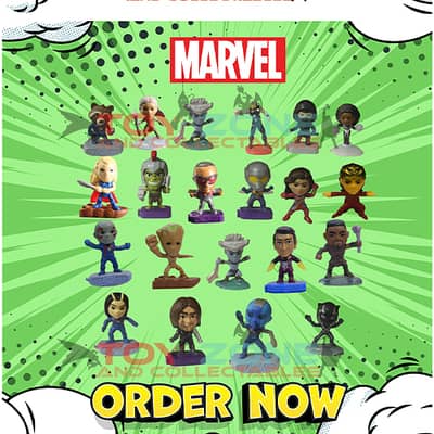 marvel collectables hulk,black panther and more