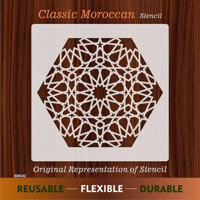 Mandala Geometric Design Stencil Reusable Stencil For Canvas And Wall