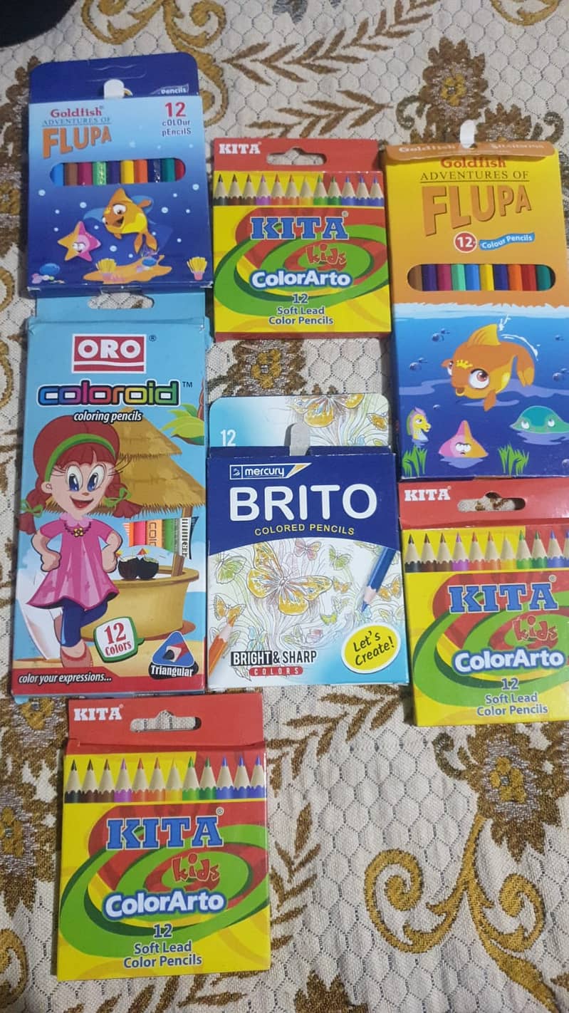 pencils and color pencils 1