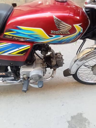 Honda CD70 Islamabad number