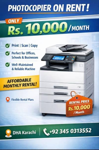 Photocopy and Printers Rental Services - Affordable & Reliable 