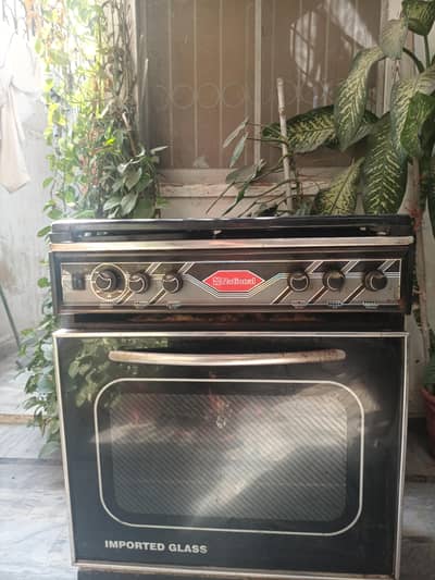 National 3-Burner Cooking Range with Oven & Grill - Good Condition