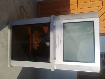 Sony original tv with trolley+ samsung dvd player 0349-5999517