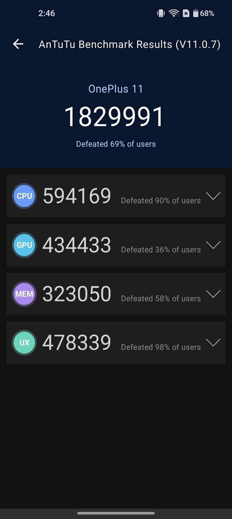 Oneplus 11 5g 16/512 gb 11