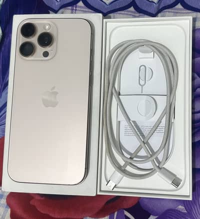 Apple Iphone 16 Pro Max Dual PTA APPROVED with Full Box