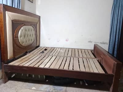 Double Bed With 2 Side Tables Available For Sale. . . .