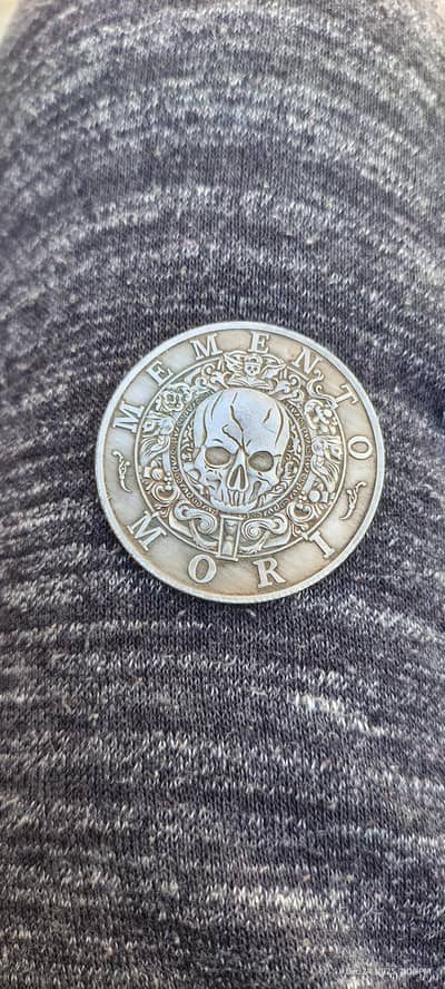 Memento Mori Medallion Carpe Diem | Medallion Coin | Old & Rare Coin