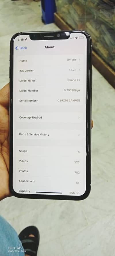 Apple iPhone XS- Dual SIM Approved