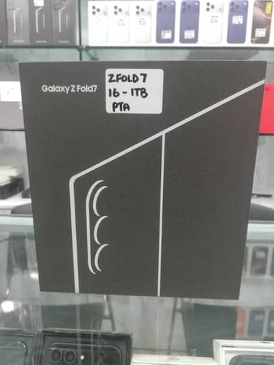 Samsung galaxy Z Fold 7 Blue 1TB  pta approved Boxpack