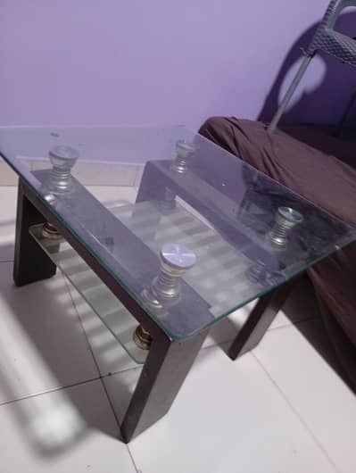 center glass table