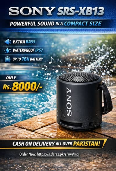 Sony SRS XB13 mini Bluetooth Speaker