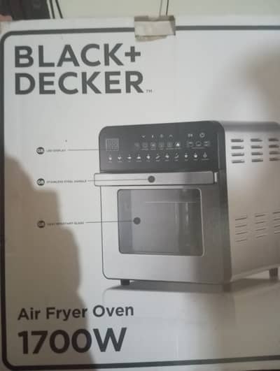 Black+Decker Air Fryer Oven 1700W | 14L | Rotisserie | 6 Months Warra