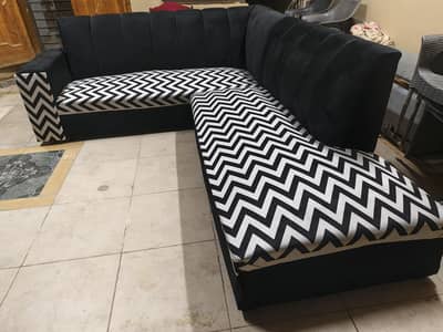 slightly used corner sofa